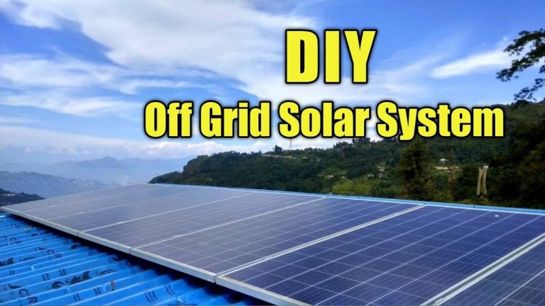Off Grid Solar System For Home With Battery Backup