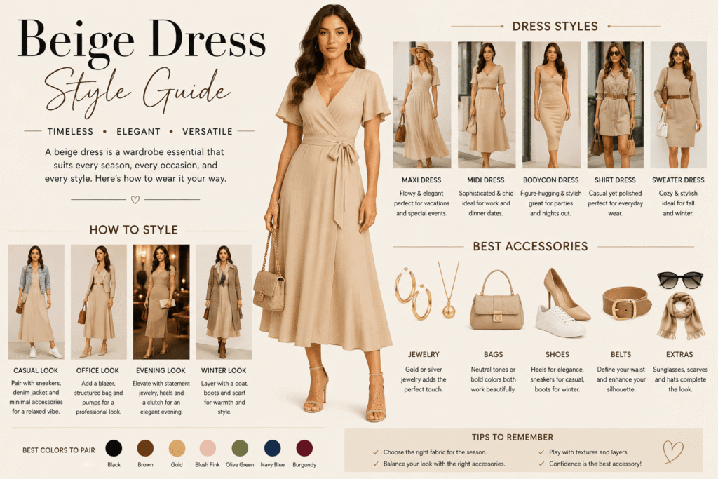Beige dress