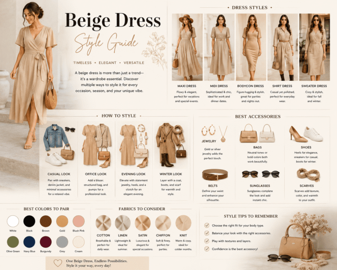 Beige dress