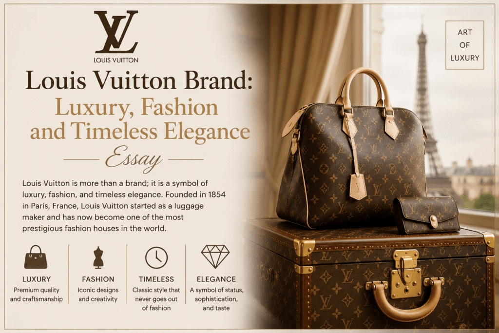 Louis Vuitton Brand: Luxury, Fashion and Timeless Elegance Essay