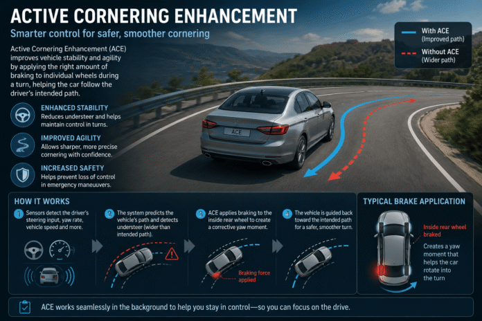 Active Cornering Enhancement